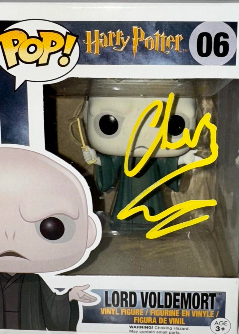 Christian Coulson Signed Funko Pop #06 "Lord Voldemort" (Harry Potter) - Beckett COA